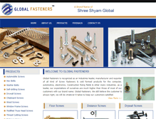 Tablet Screenshot of globalfasteners.in